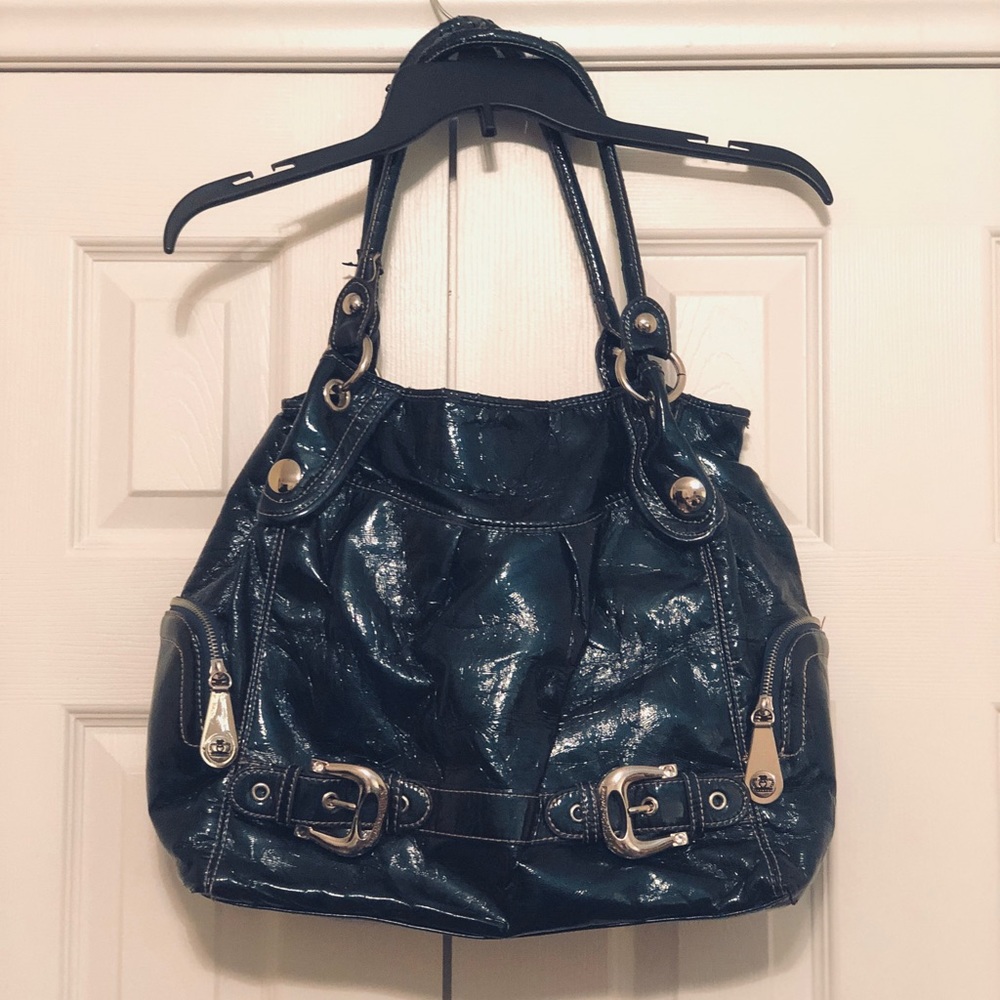 Teal Kathy Van Zeeland Purse
